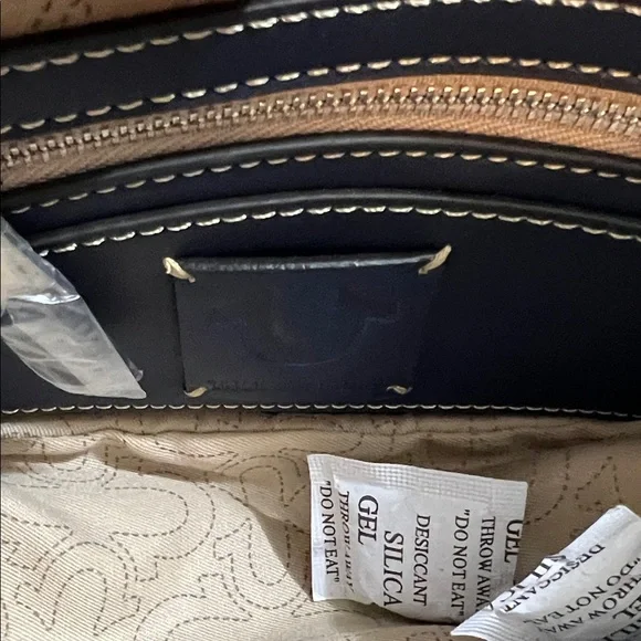 True Religion Denim and Tan Crossbody Bag - Picture 8 of 9